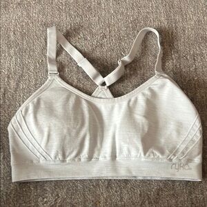 Ryka Gray Sports Bra with Racerback Design